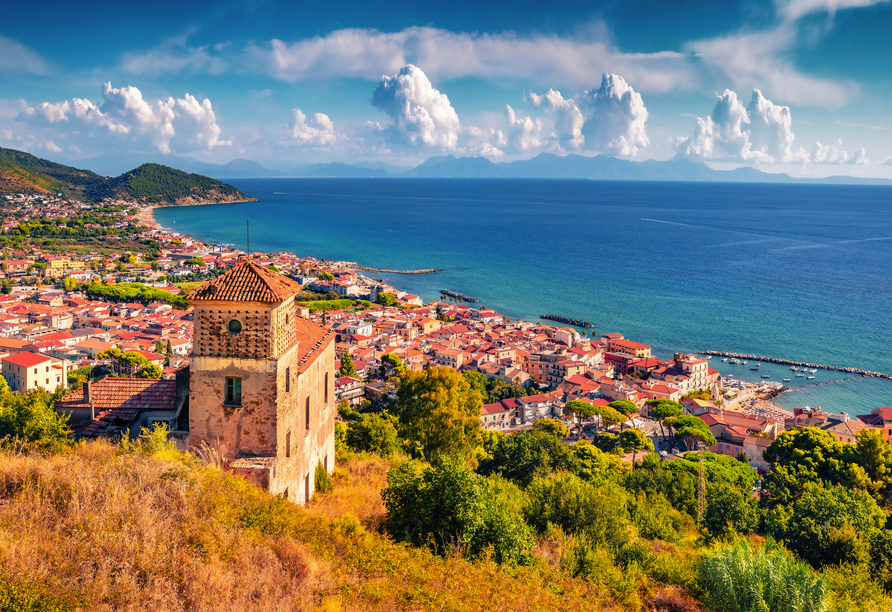 Freuen Sie sich auf eines der schönsten Dörfer Italiens: Castellabate.
