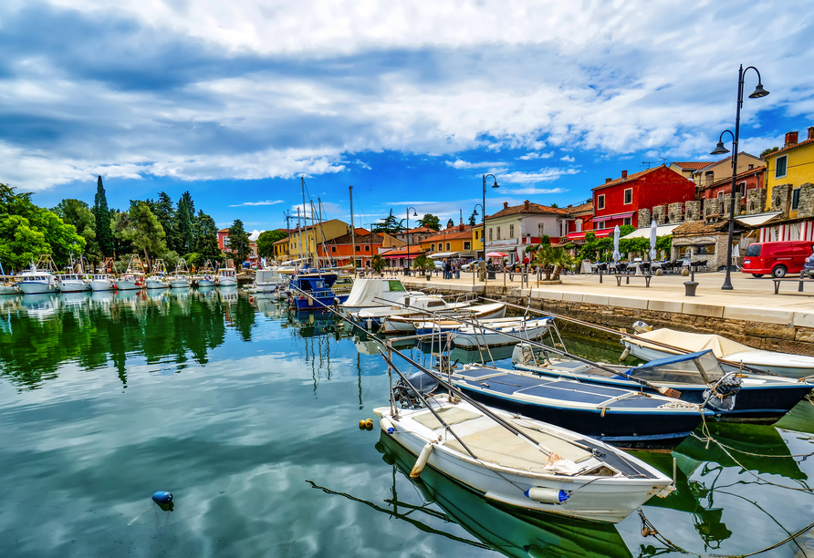 Der Hafen in Novigrad