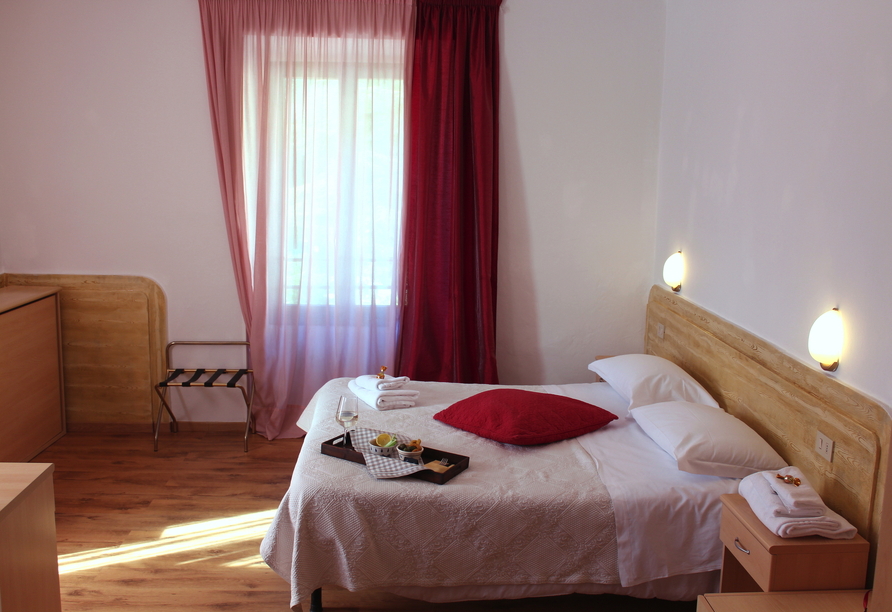 Beispiel eines Doppelzimmer Standards im Hotel Albergo Varone