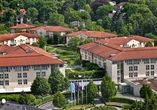 Ihr Radisson Blu Park Hotel & Conference Centre Dresden Radebeul begrüßt Sie in herrlicher Lage.