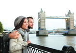Londons Sehenswürdigkeiten wie zum Beispiel die Tower Bridge werden Sie begeistern! 