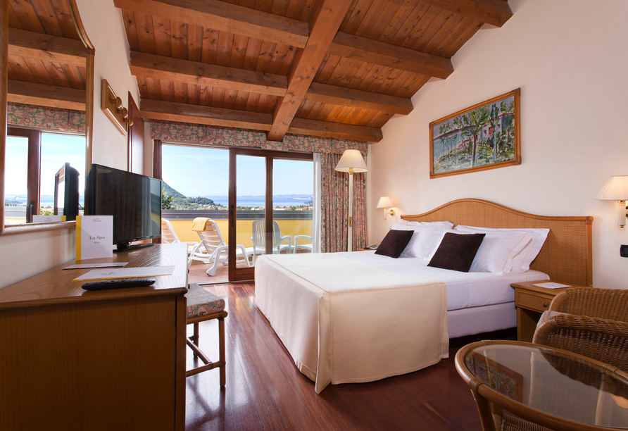 Beispiel eines Doppelzimmers Panorama im Poiano Resort