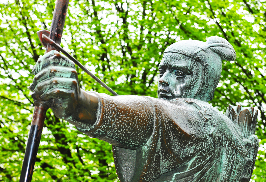 Im Sherwood Forest wandeln Sie auf den Spuren der Sagenfigur Robin Hood.