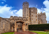 Das royale Schloss Windsor beheimatet Mitglieder der englischen Königsfamilie.