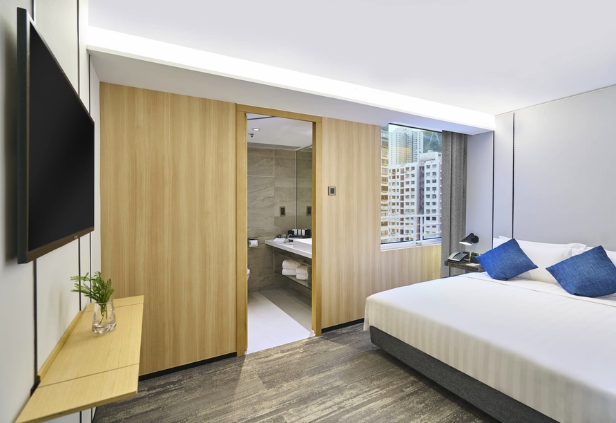 Beispiel eines Doppelzimmers in Ihrem Hotel in Hongkong