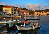 Die griechische Insel Paxos verzaubert mit dem Hafenort Gaios.