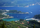 Ausblick vom Aussichtspunkt Bella Vista auf Korfu