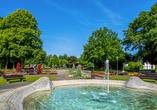 Schlendern Sie durch den traumhaften Kurpark Bad Füssings.