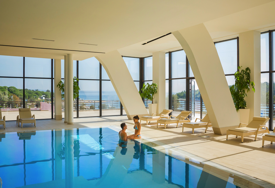 Der Wellnessbereich des Maistra Select Island Hotels Istra hält ein Hallenbad für Sie bereit.