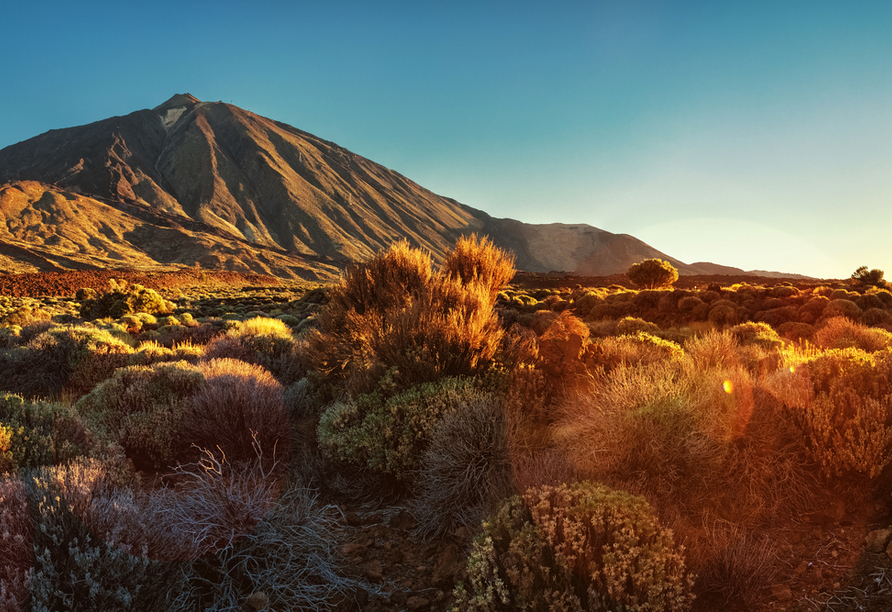 Der Teide mit dem umliegenden Nationalpark ist das Wahrzeichen der Insel Teneriffa.