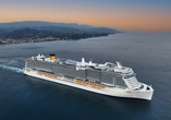 Herzlich willkommen an Bord der Costa Toscana – dem neuen Flaggschiff von Costa Kreuzfahrten.