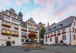 Die historische Altstadt von Bad Hersfeld mit dem Rathaus