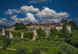 Das historische Schloss von Pozzolengo