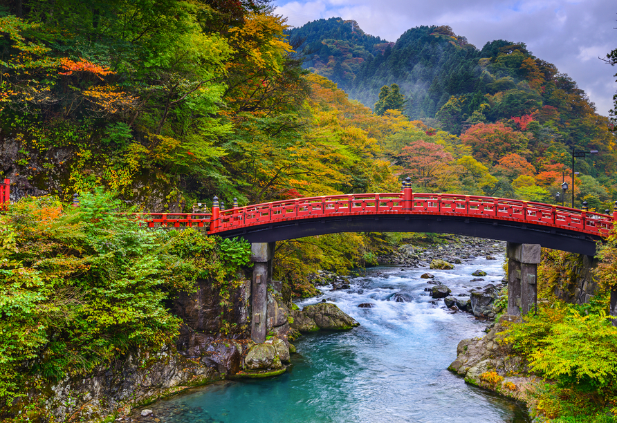 Bei dem optionalen Ausflug Nikko begegnen Sie traumhaften Landstrichen und erleben die Schönheit Japans mit allen Sinnen.