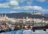 Ihre Flusskreuzfahrt startet in der Drei-Flüsse-Stadt Passau.