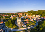 Luftansicht über Quedlinburg