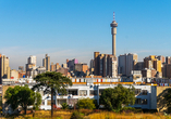 Optional können Sie eine Stadtrundfahrt durch Johannesburg buchen.