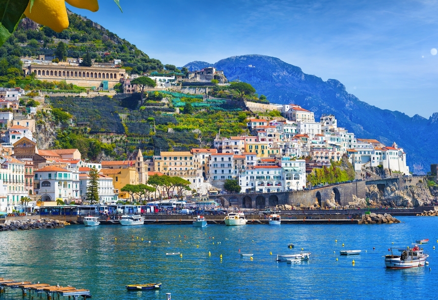Die Stadt Amalfi ist Namensgeberin für eine der schönsten Küsten der Welt.