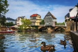 Die historischen Brückenhäuser von Bad Kreuznach sind ein wahrer Blickfang.