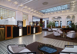 Lobby und Rezeption im Grand Hotel Kaiserhof Victoria