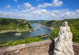 Machen Sie einen Ausflug von St. Goarshausen auf den berühmten Loreley-Felsen.