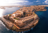 Zum Ende Ihrer Reise erwarten Sie 4 Nächte in der Kulturhauptstadt Valletta auf Malta.