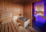 Entspannen Sie in der Sauna des Hotels Höhlenstein.