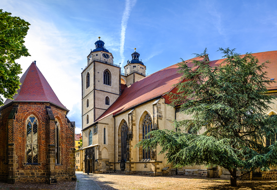 Die Altstadt von Wittenberg verzaubert jeden Besucher.