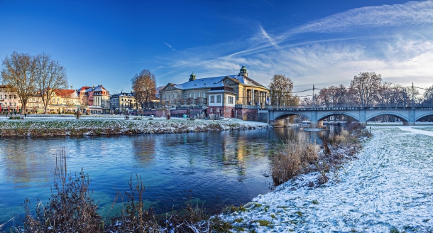 Bad Kissingen bietet im Winter eine traumhafte Kulisse.