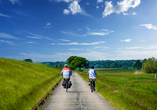 Auf dieser Reise erwarten Sie gemütliche Fahrradtouren auf abwechslungsreichen Routen.