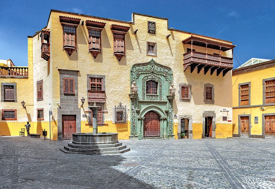 Das Kolumbushaus in Las Palmas nutzte der große Seefahrer Christoph Kolumbus einst als Unterkunft und Proviantlager.