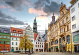Wenn Sie sich entscheiden auch Zwickau einen Besuch abzustatten, dann sollten Sie den Hauptmarkt in der Altstadt besuchen.