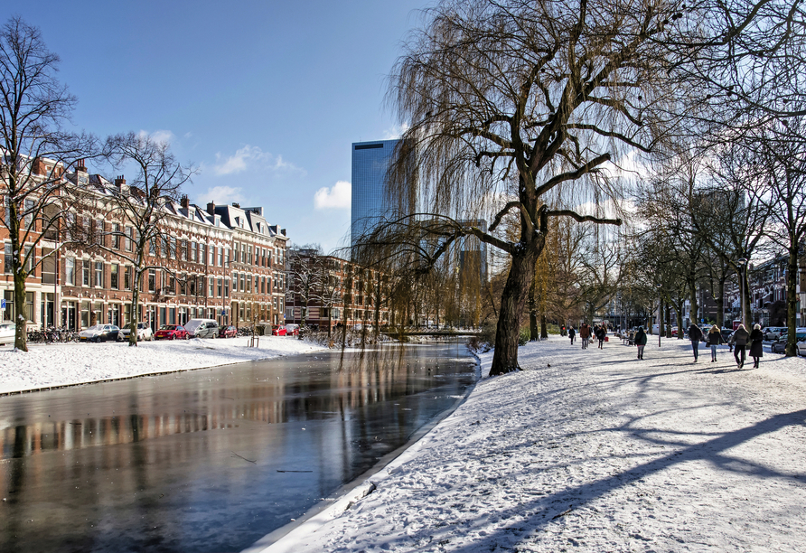 Rotterdam im Winter