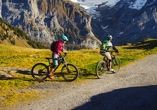 Auch Radfahrer kommen in Davos auf ihre Kosten.