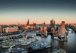 Die HafenCity begeistert mit moderner Architektur und beeindruckenden Ausblicken.