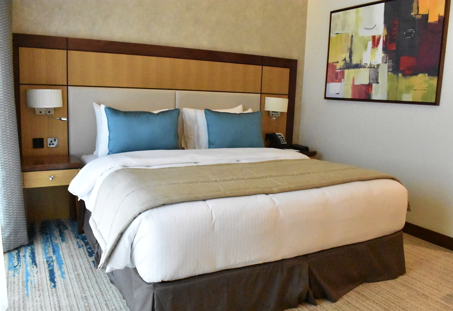 Beispiel eines Doppelzimmers im Hotel Golden Tulip Media Hotel