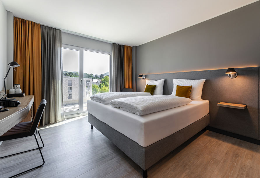 Beispiel eines Doppelzimmers im MAXX Hotel Aalen