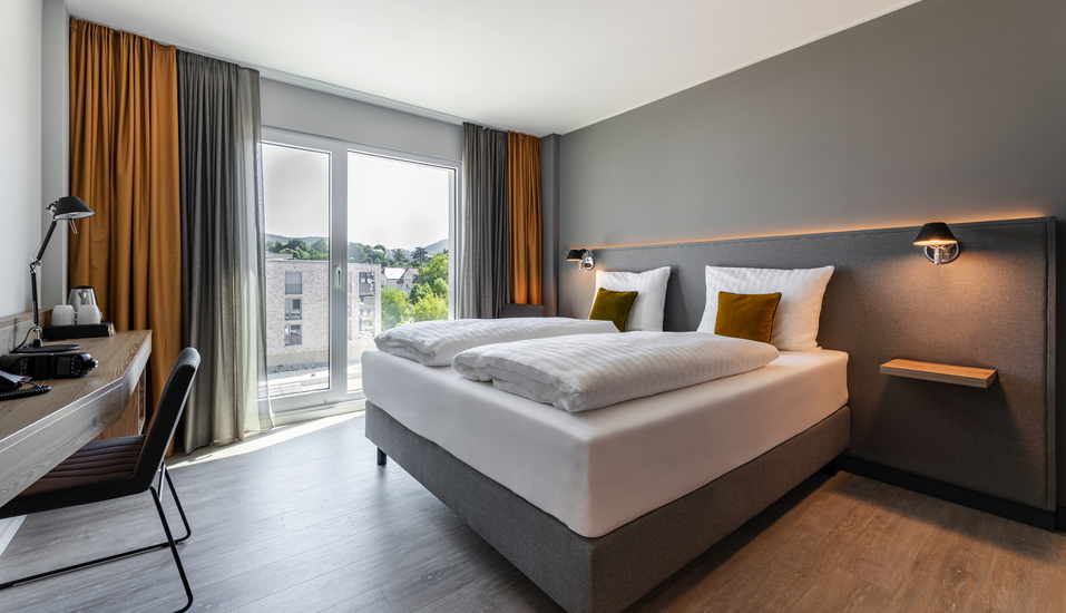 Beispiel eines Doppelzimmers im MAXX Hotel Aalen