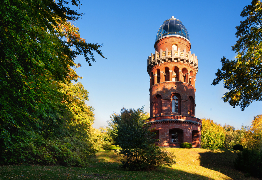 Der Ernst-Moritz-Arndt-Turm auf dem Rugard