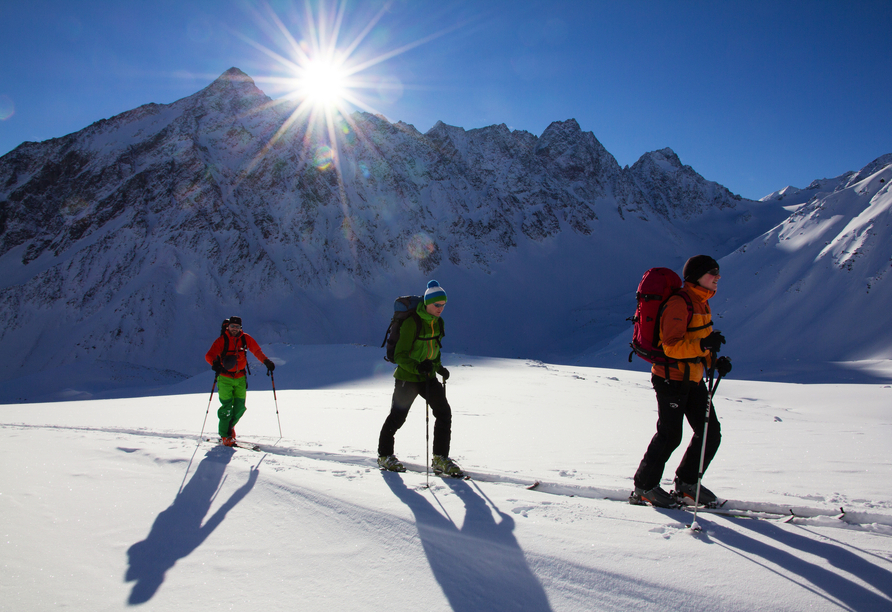 Für Alpinfans sind die Wintermonate ideal.