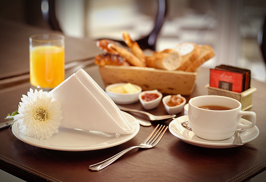 Starten Sie mit einem köstlichen Frühstück gut gestärkt in den Tag.