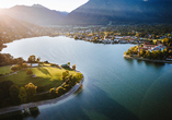Besuchen Sie den berühmten Tegernsee.