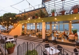 Verbringen Sie einen romantischen Abend im Restaurant des Hotel Bazzoni.