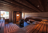 Sauna im Wellnessbereich vom Hotel Heinz