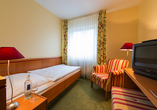 Beispiel eines Einzelzimmers im Hotel Eisbach