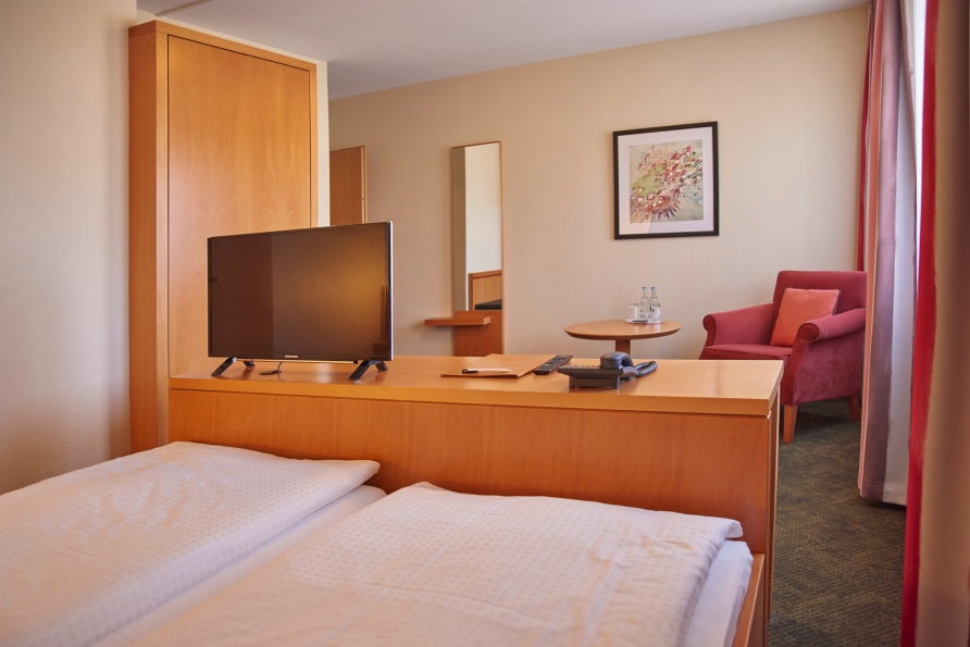 Weiteres Beispiel eines Doppelzimmers im Hotel Eisbach