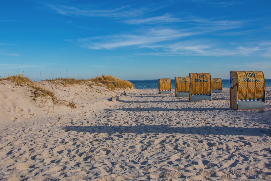 Am Ostseestrand können Sie den Alltag hinter sich lassen.