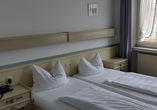 Beispiel eines Doppelzimmers im Hotel Zur Post Hameln.