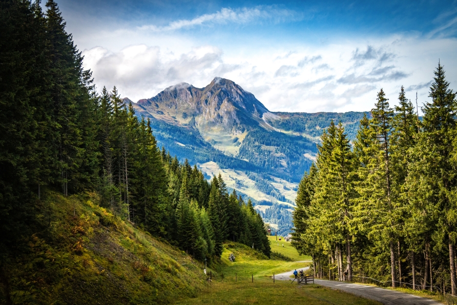 Genießen Sie die herrliche Aussicht auf das Fulseck in Dorfgastein.