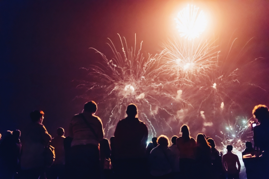 Das Höhenfeuerwerk in Göhren wird Sie begeistern.